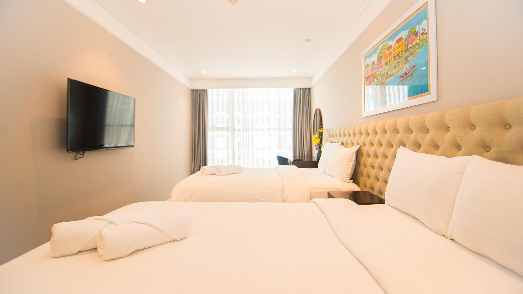 Luxury Apt Opposite Mykhe Beach ดานัง ภายนอก รูปภาพ